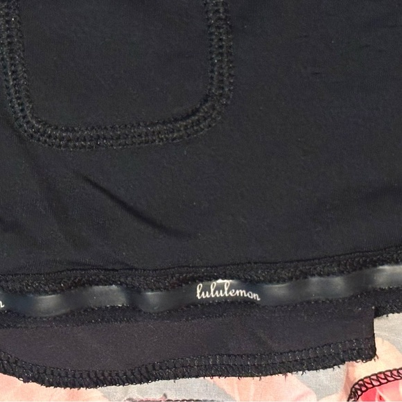 Lululemon Hot Hitter Skort Skirt Secret Garden Black - Picture 14 of 16